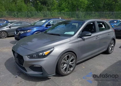 2020 Hyundai Elantra Gt N Line from USA, damaged, VIN KMHH55LC0LU127377